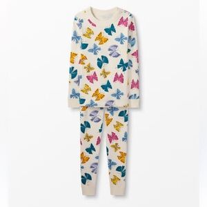 Hanna Andersson Butterfly 2 Piece Pajamas Girl's 12